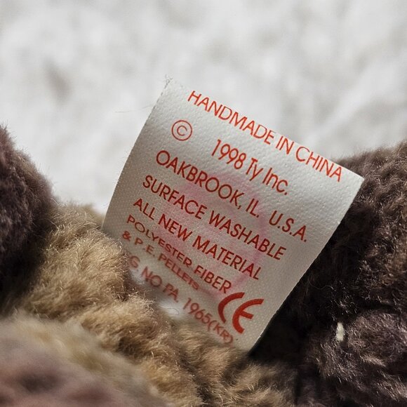 Vintage 1998 Ty Beanie Baby Scorch the Dragon Plush Stuffed Animal Toy - Picture 6 of 8